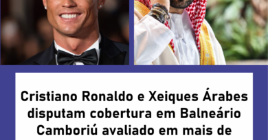 Maior cobertura de Balneário Camboriú é disputada por Cristiano Ronaldo e xeiques árabes