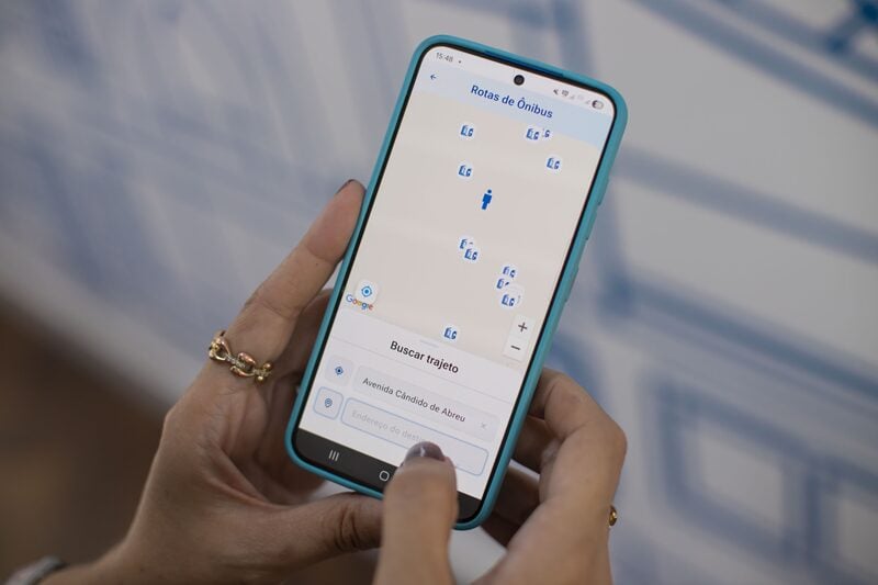Navegação intuitiva do Curitiba App