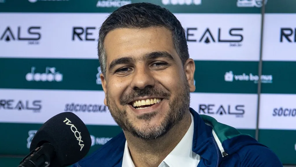 Lucas de Paula, CEO do Coritiba, durante evento