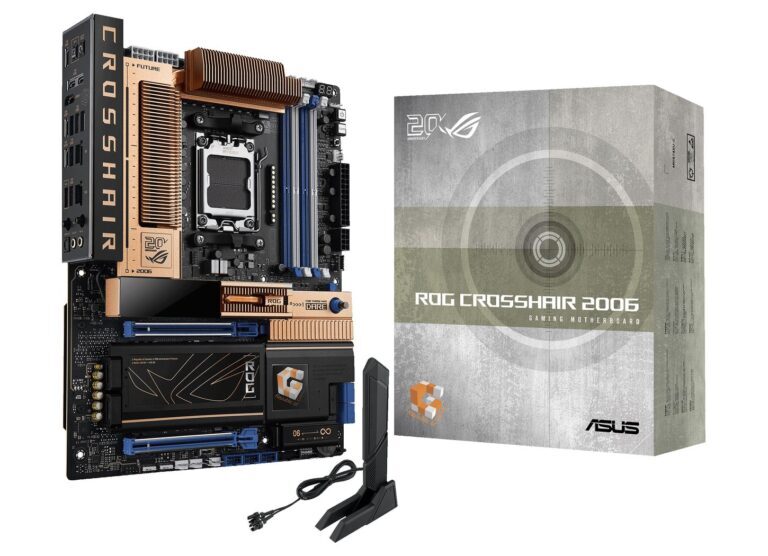 Detalhes da placa-mãe ASUS ROG Crosshair 2006