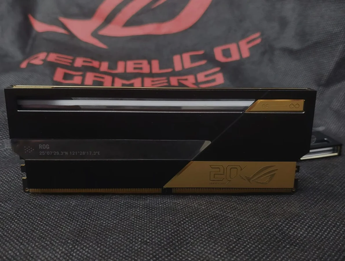 Memória DDR5 ROG da ASUS