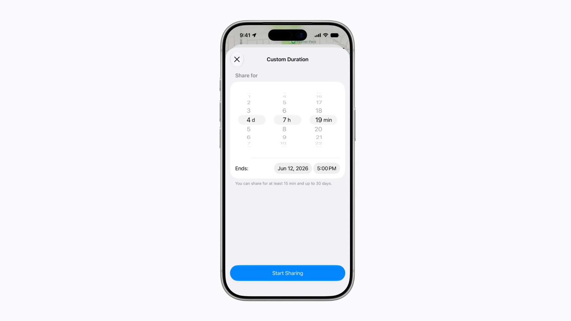 Atualização do app Buscar no iOS 27