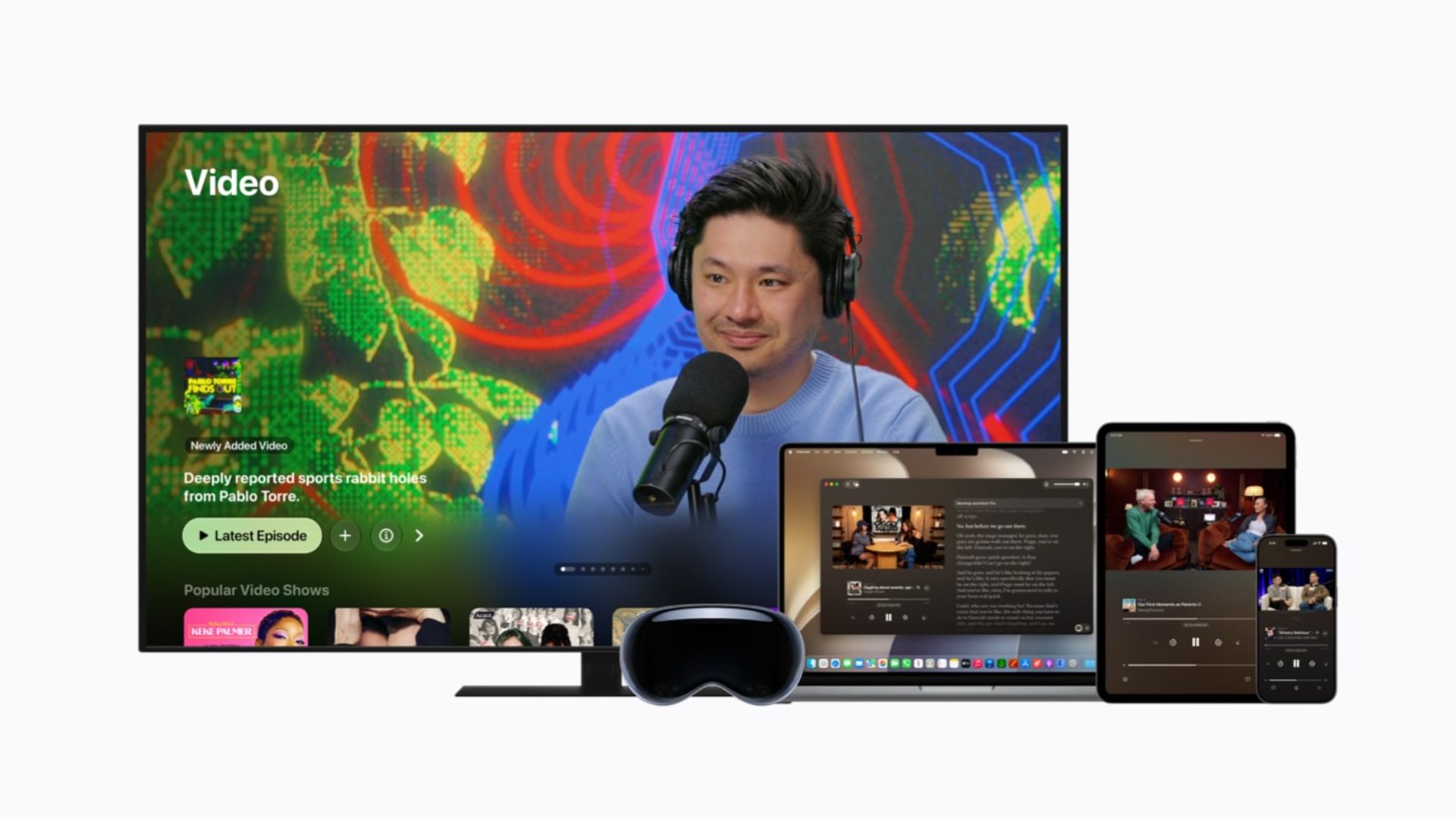 Atualizações do Apple Podcasts no iOS 27
