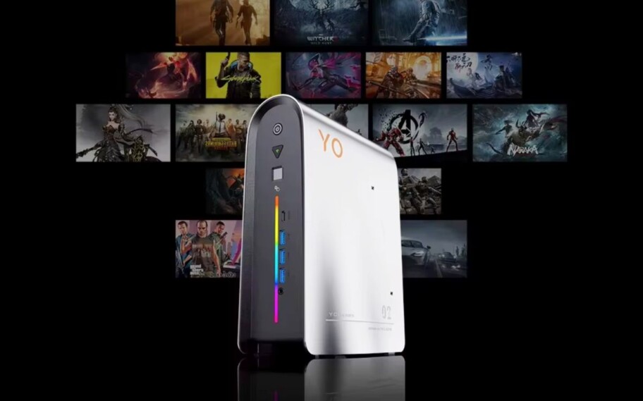 Divulgação do mini PC Strix Halo Peladn YO2
