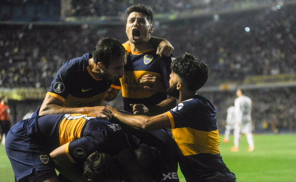 Vitória do Boca Juniors sobre o Athletico em 2019. Foto: Gabriel Sotelo/FotoArena/Alamy Live News/IconSport.