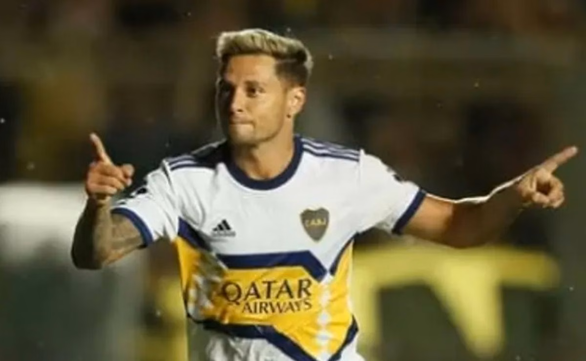 Zárate na vitória do Boca sobre o Athletico em 2020. Foto: Divulgação/Boca Juniors.