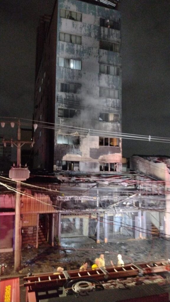 Destruição do prédio