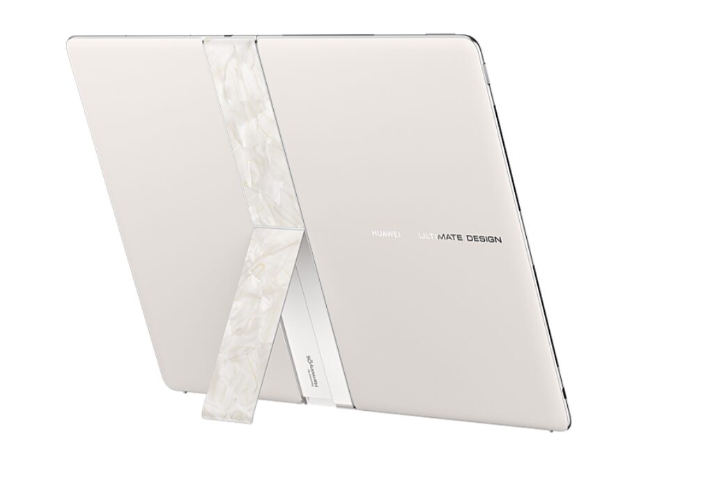 Detalhe do design dobrável da Huawei