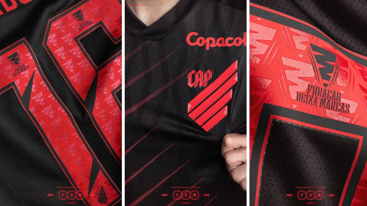 Detalhes da nova camisa 3 do Athletico