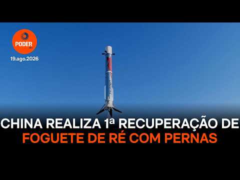 Teste de recuperação de foguete na China