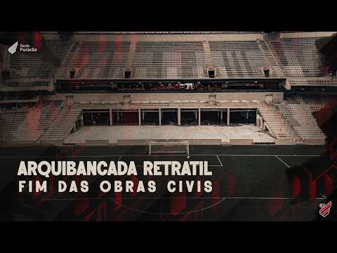 Setor Coronel Dulcídio inferior da Arena da Baixada durante as obras