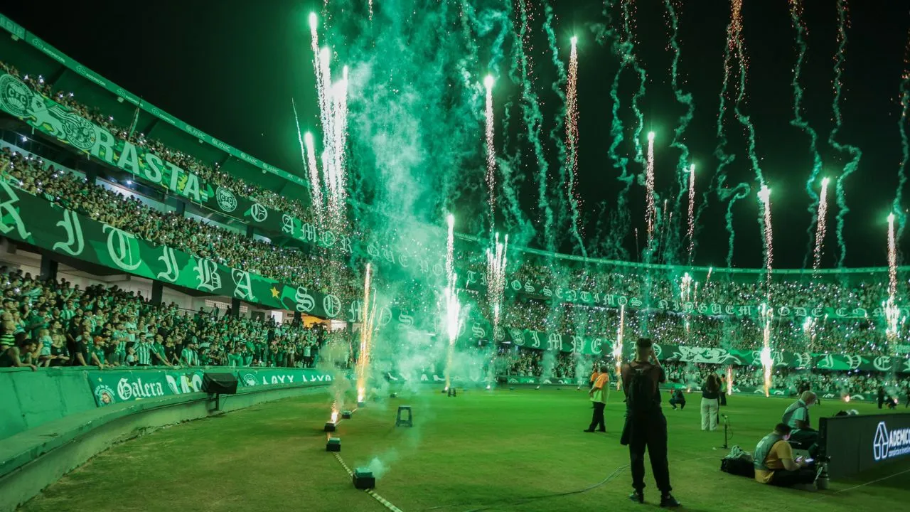 Torcida do Coritiba no Couto Pereira