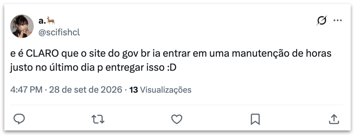 Gráfico de picos de reclamações no Downdetector