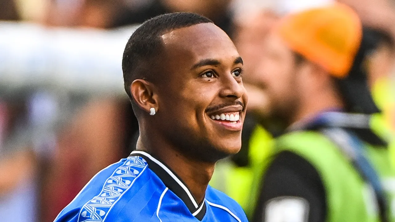 Igor Paixão em partida pelo Marseille