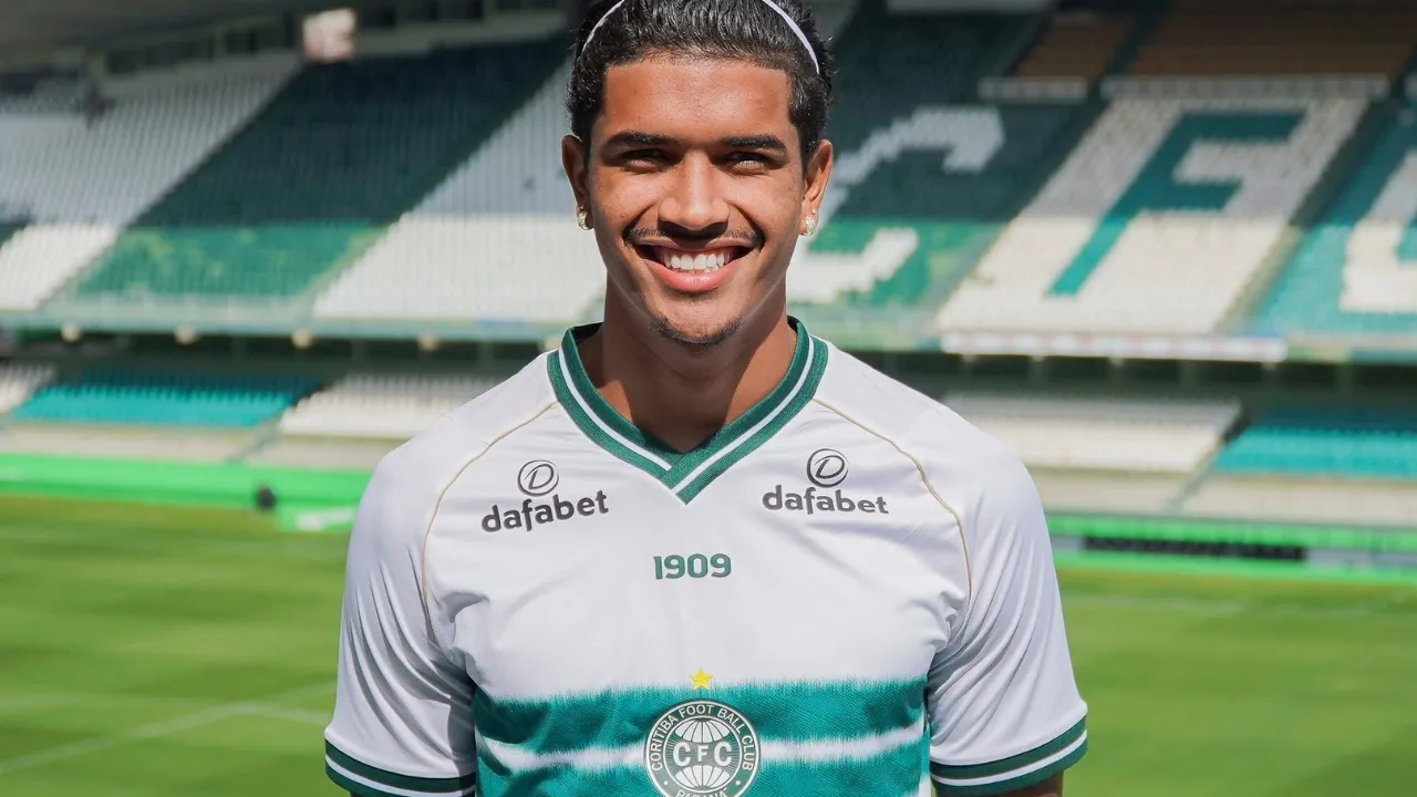 Lucas Barbosa em sua passagem pelo Coritiba